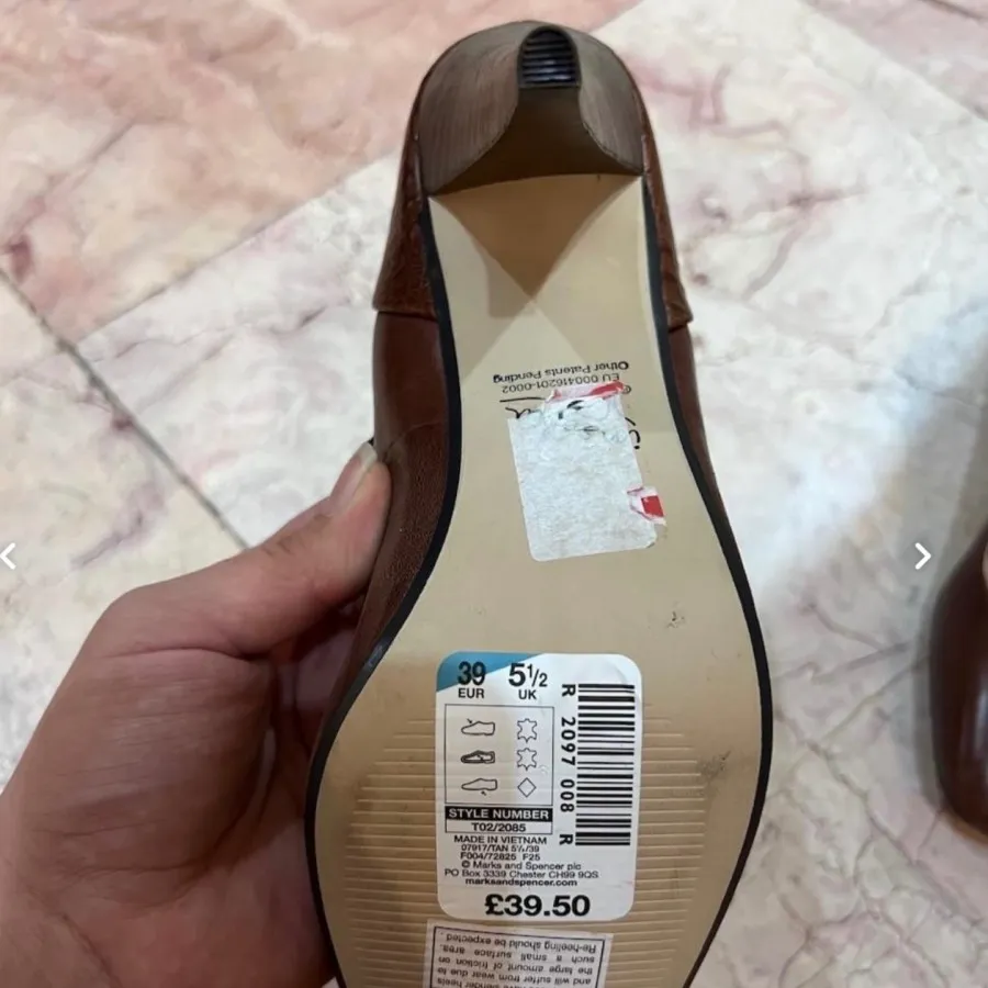 کفش چرم خارجی سایز39