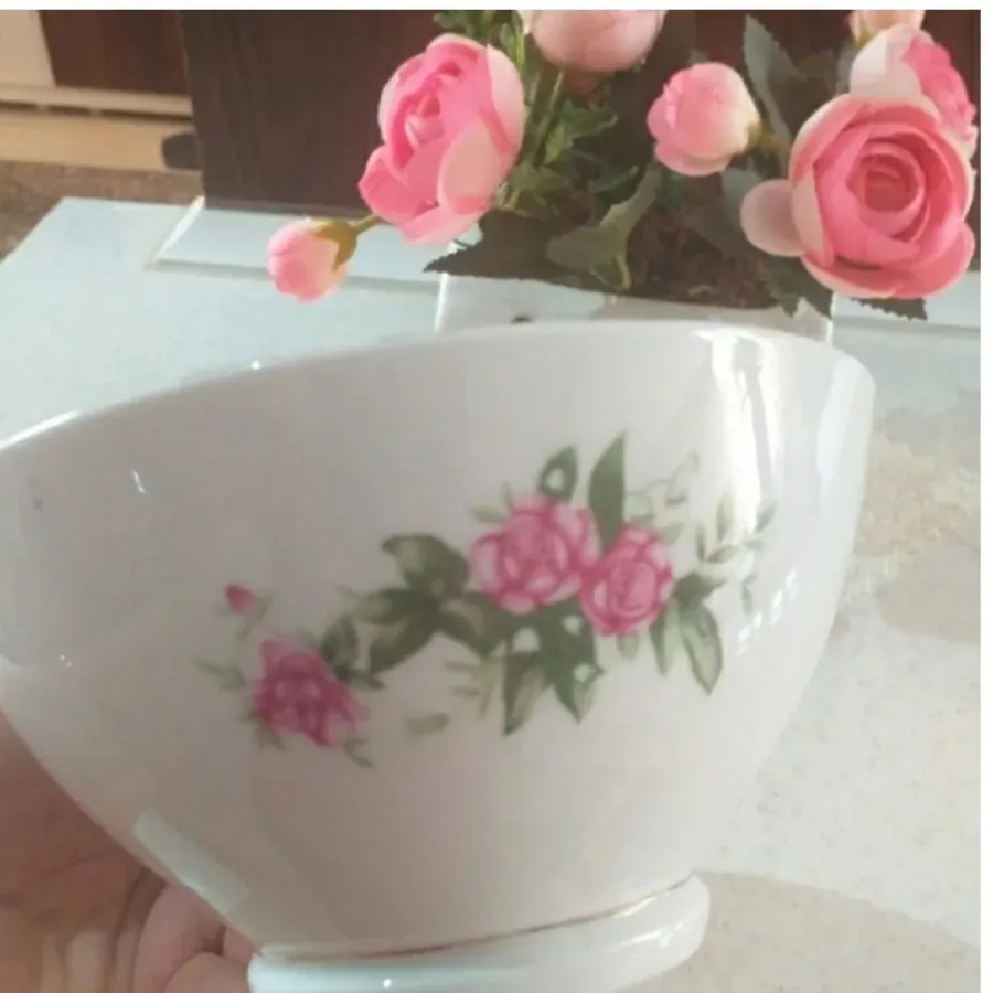 کاسه آبگوشت خوری گل قرمز