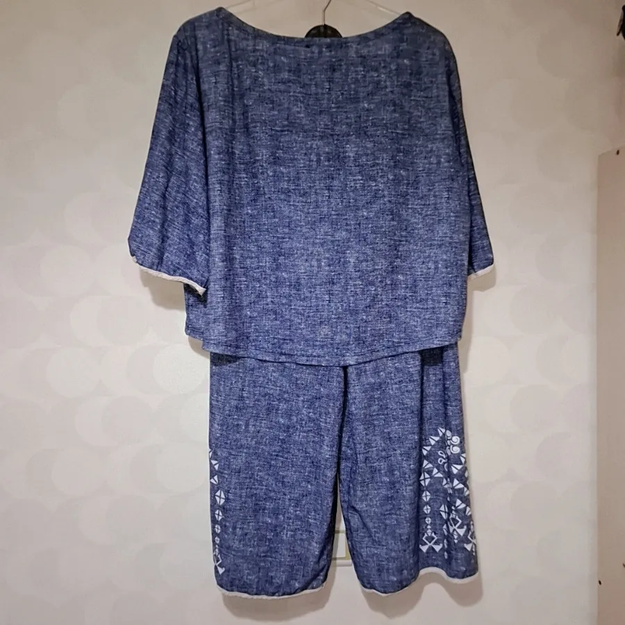 ست بلوز و شلوار راحنی