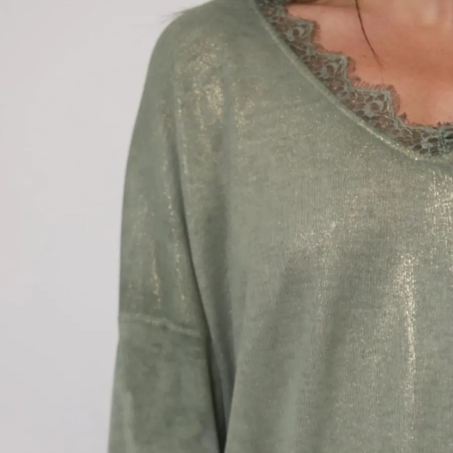 بلوز ایتالیایی بافت شاین