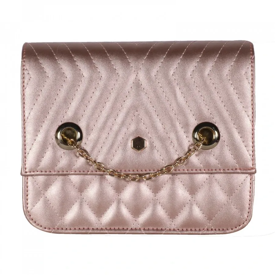 کیف صورتی+کمربند