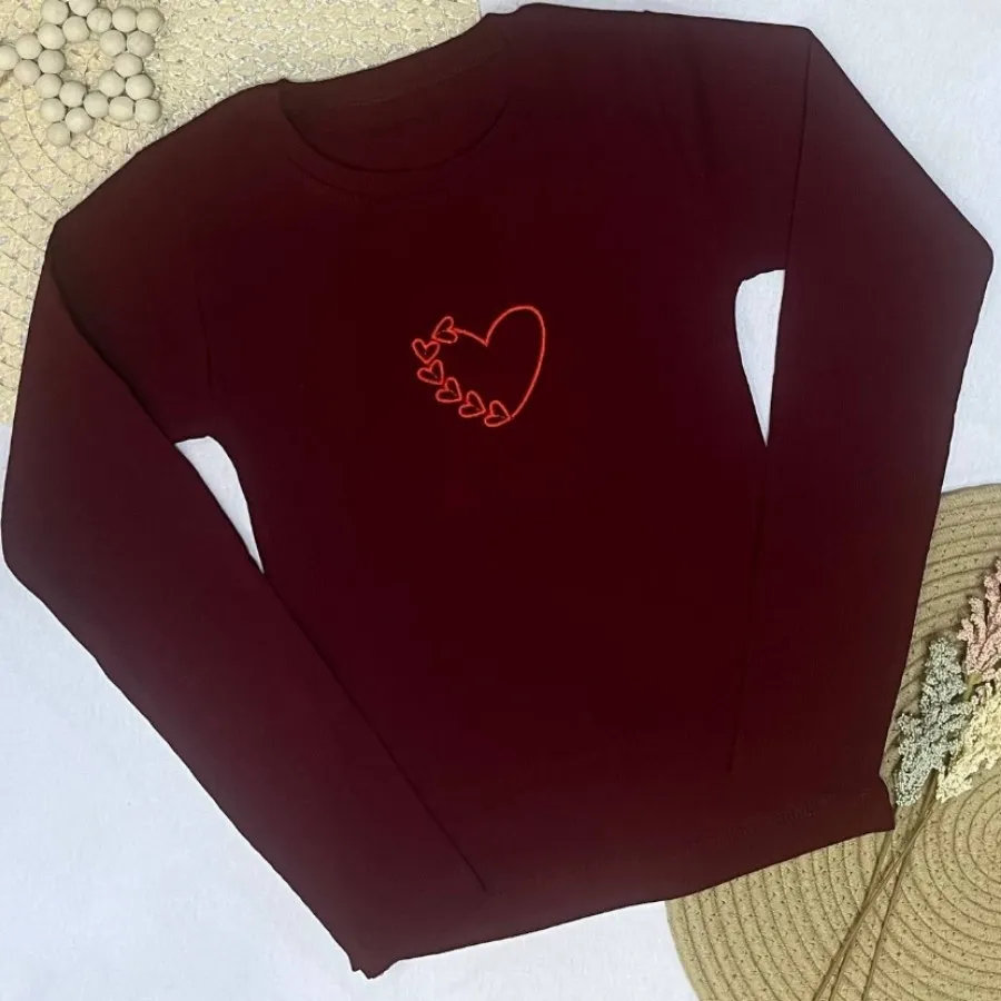 بلوز آستین بلند کبریتی