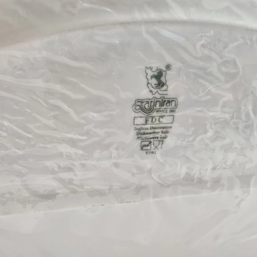 دیس بیضی چینی زرین