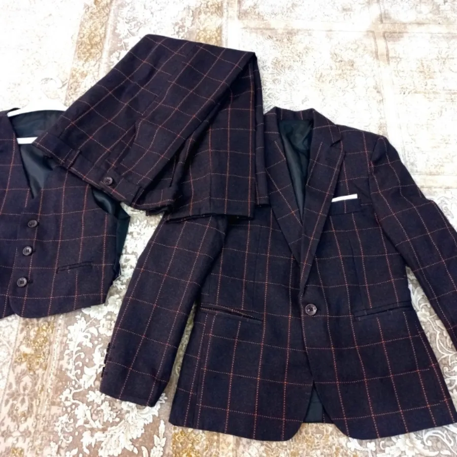 کت و شلوار و جلیقه پسرانه