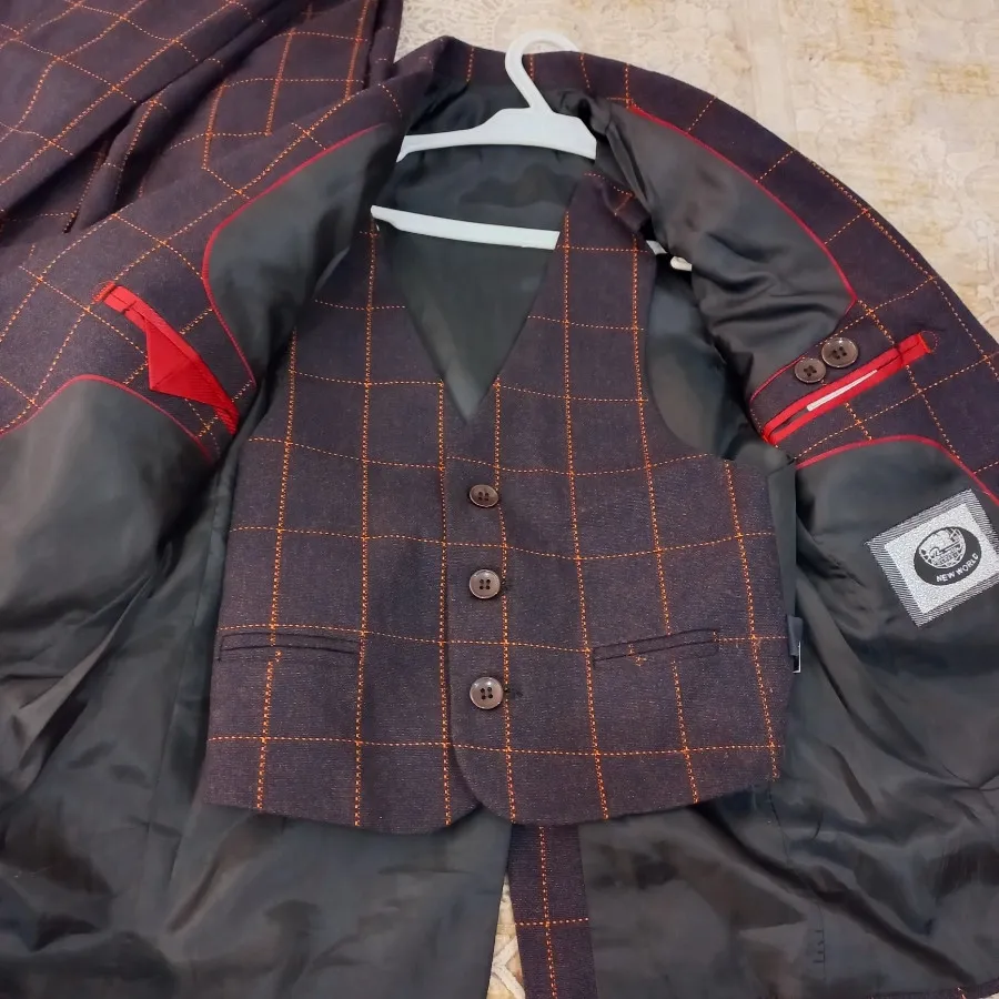 کت و شلوار و جلیقه پسرانه