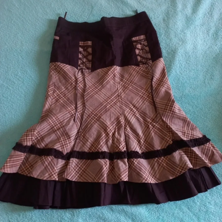 دامن کلاسیک چهارخانه