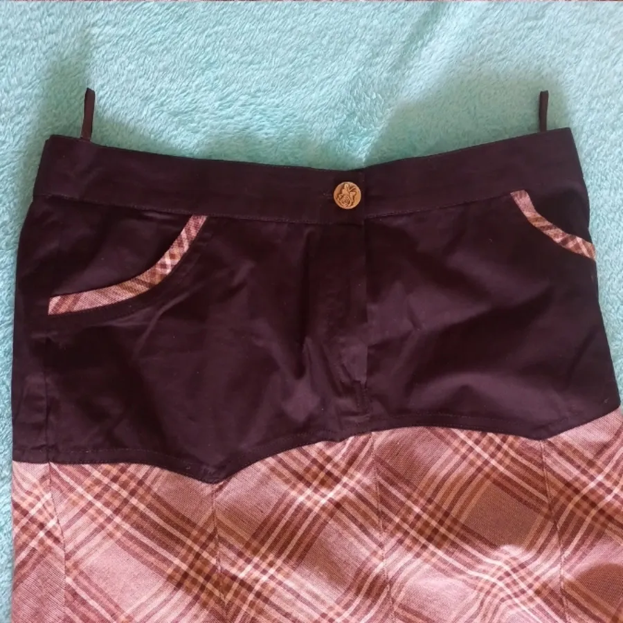 دامن کلاسیک چهارخانه