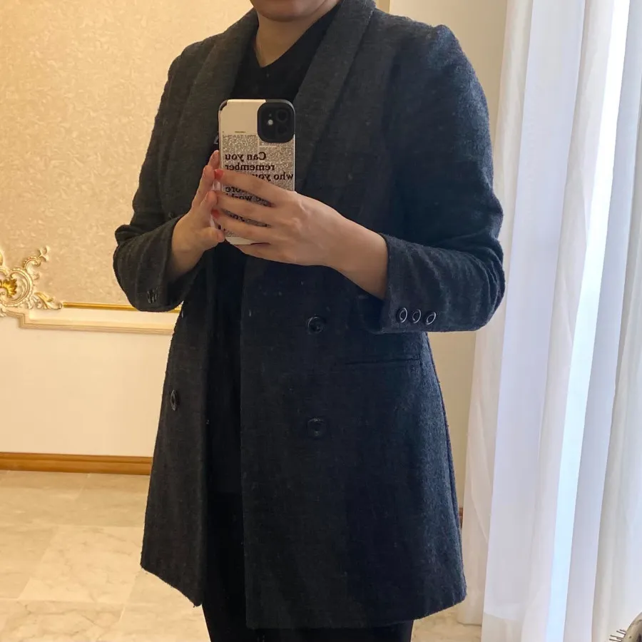 پالتو زغالی زنانه