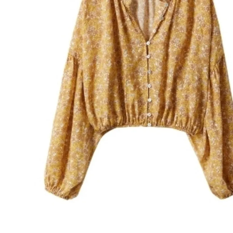 کراپ شومیز نخ پنبه Mango