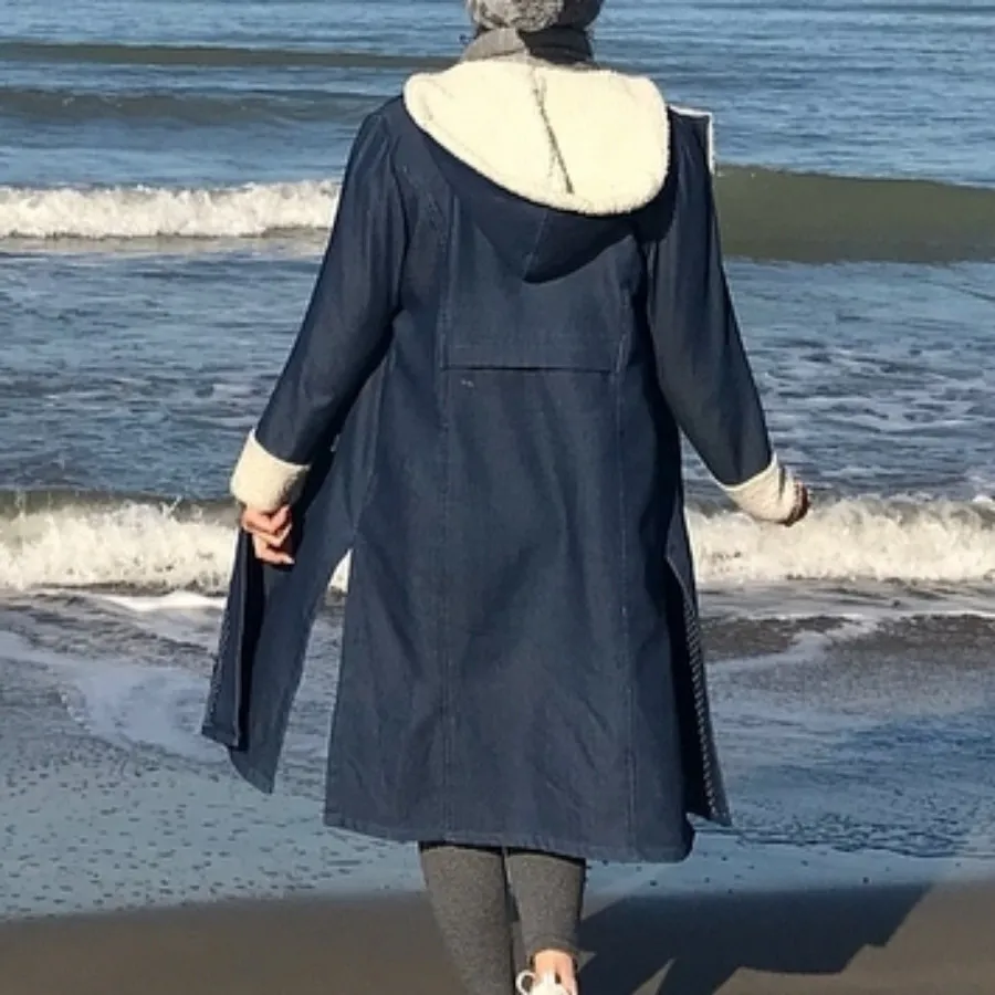 پالتو لی کلاه دار