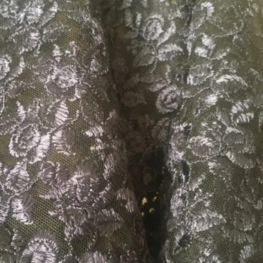 پارچه گیپور سرمه‌ای