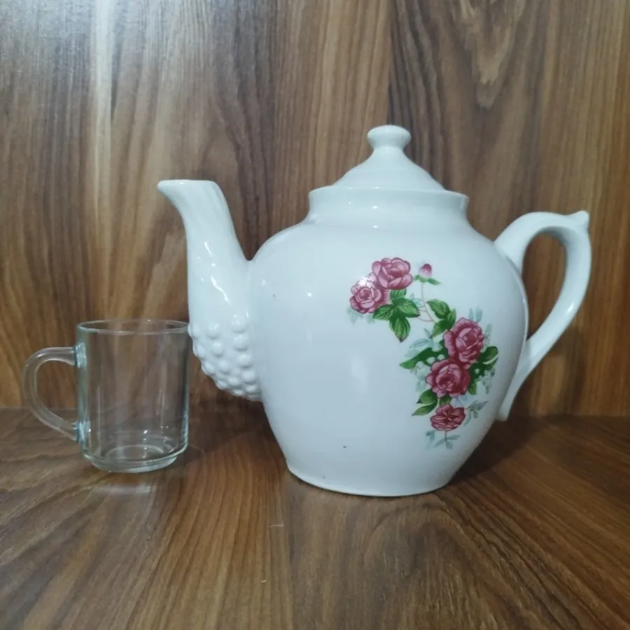 قوری سایز بزرگ گلسرخ