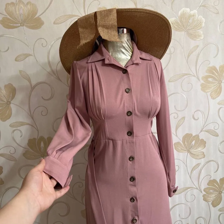 مانتو پاییزه صورتی