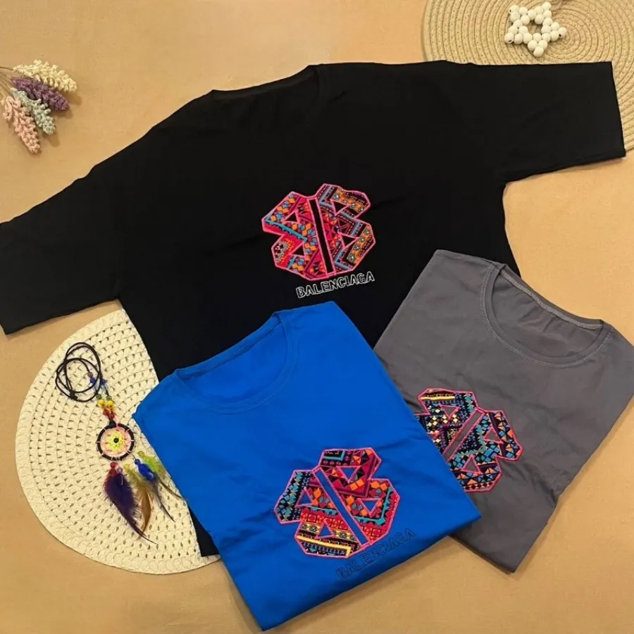 تیشرت باکسی رنگی تیکه دوز