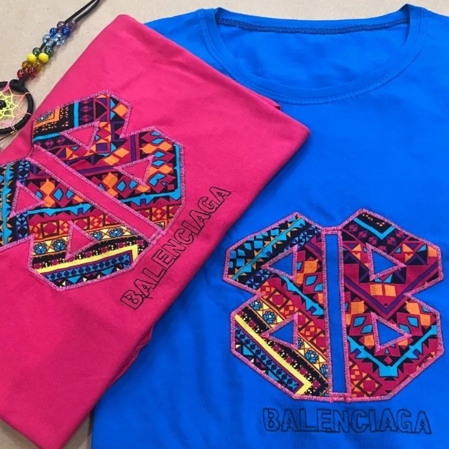 تیشرت باکسی رنگی تیکه دوز