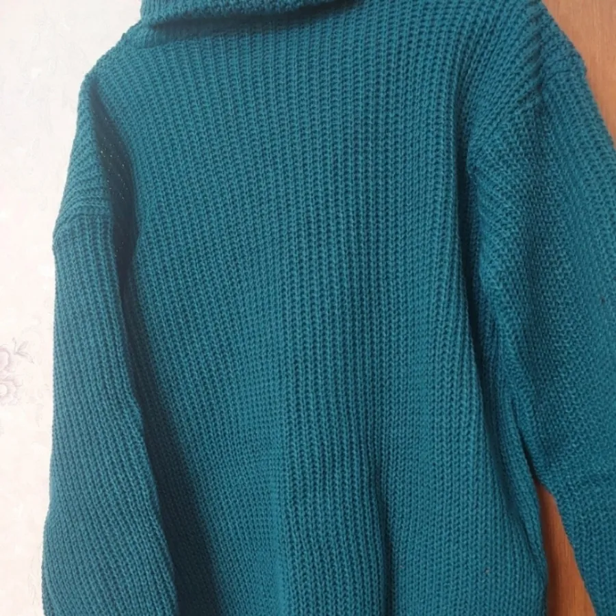 هودی یقه شل بافت