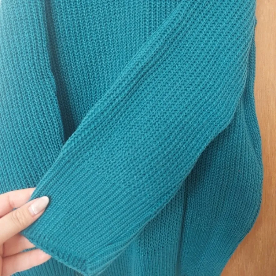 هودی یقه شل بافت