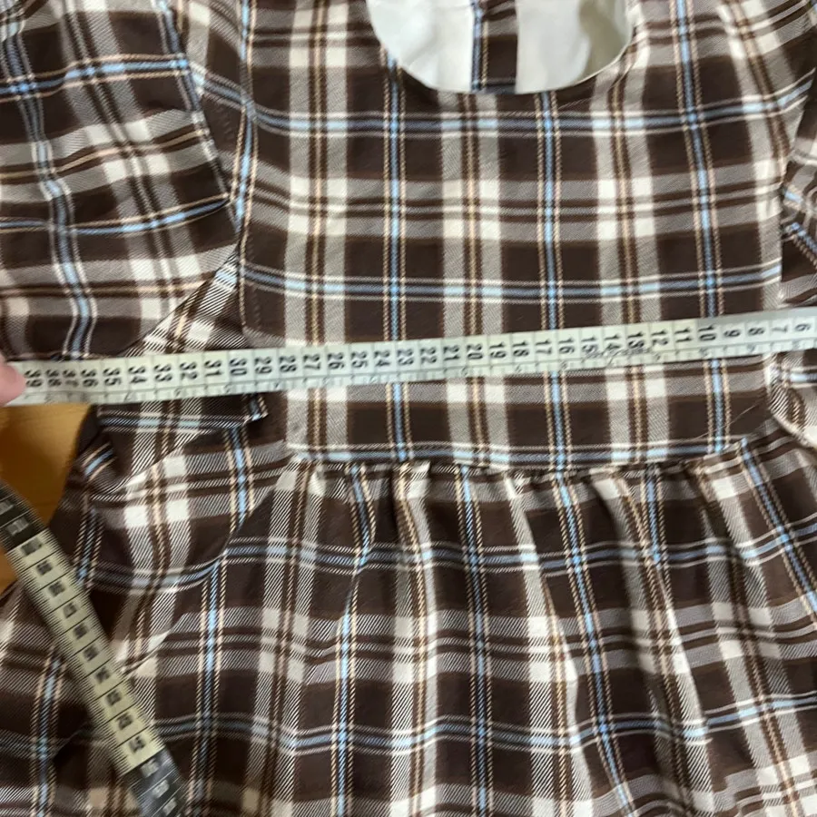 پیراهن لاینردار دخترانه