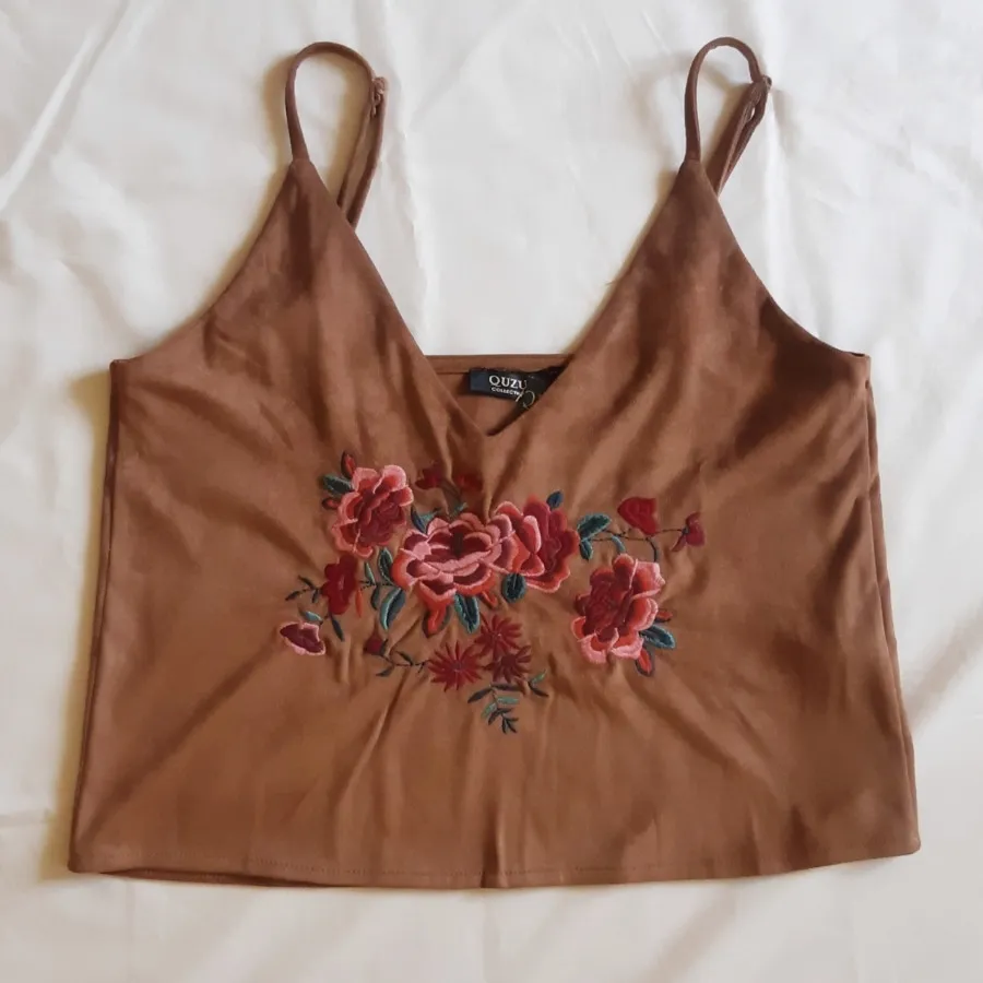 تاب کراپ جیر قهوه ای