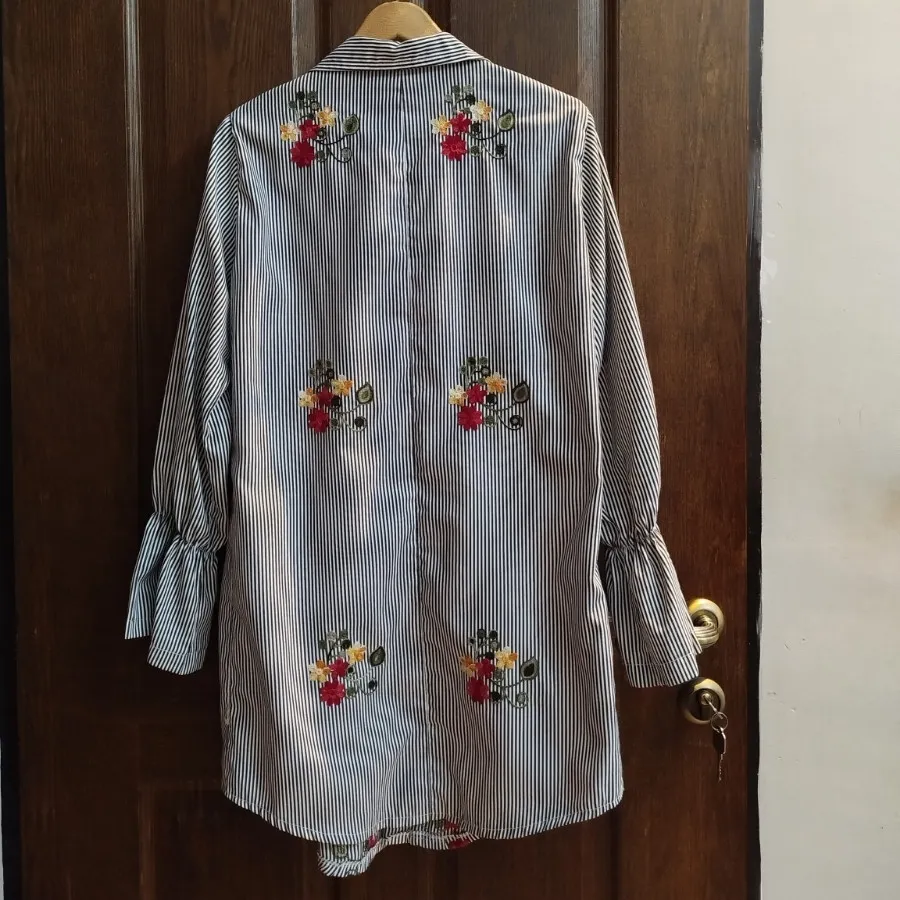 تونیک راه راه سفید مشکی