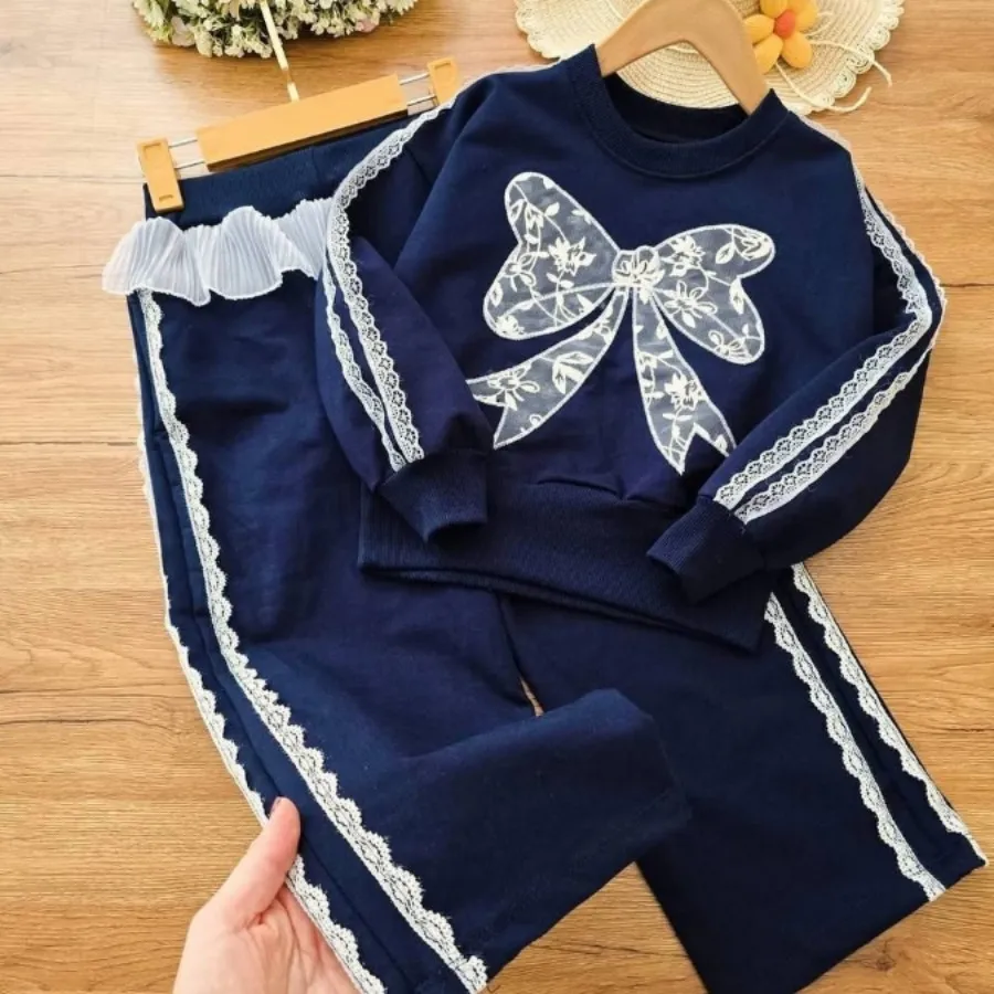 ست دخترانه پاپیون گیپوری