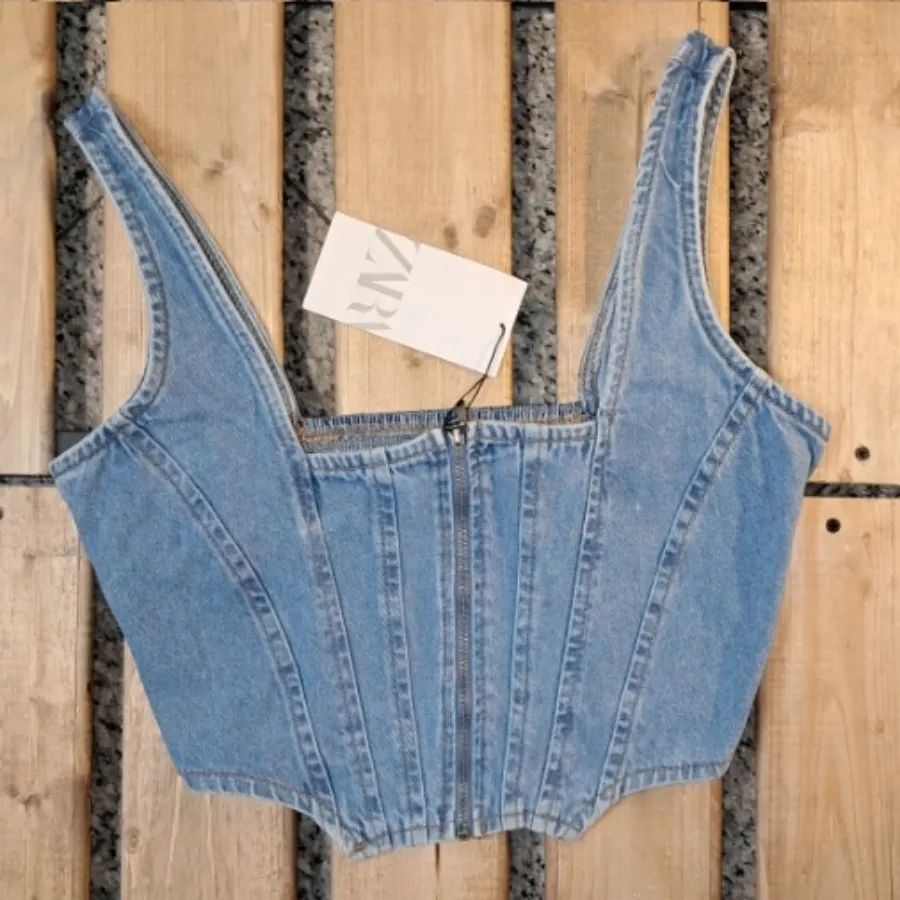 کراپ جین جلو زیپ