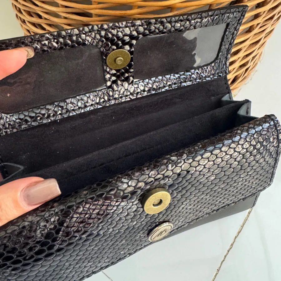 کیف پول چرم سوسماری