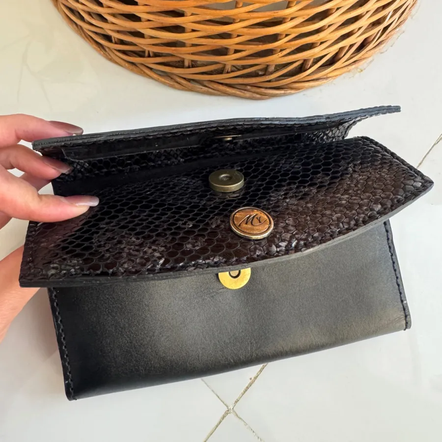 کیف پول چرم سوسماری