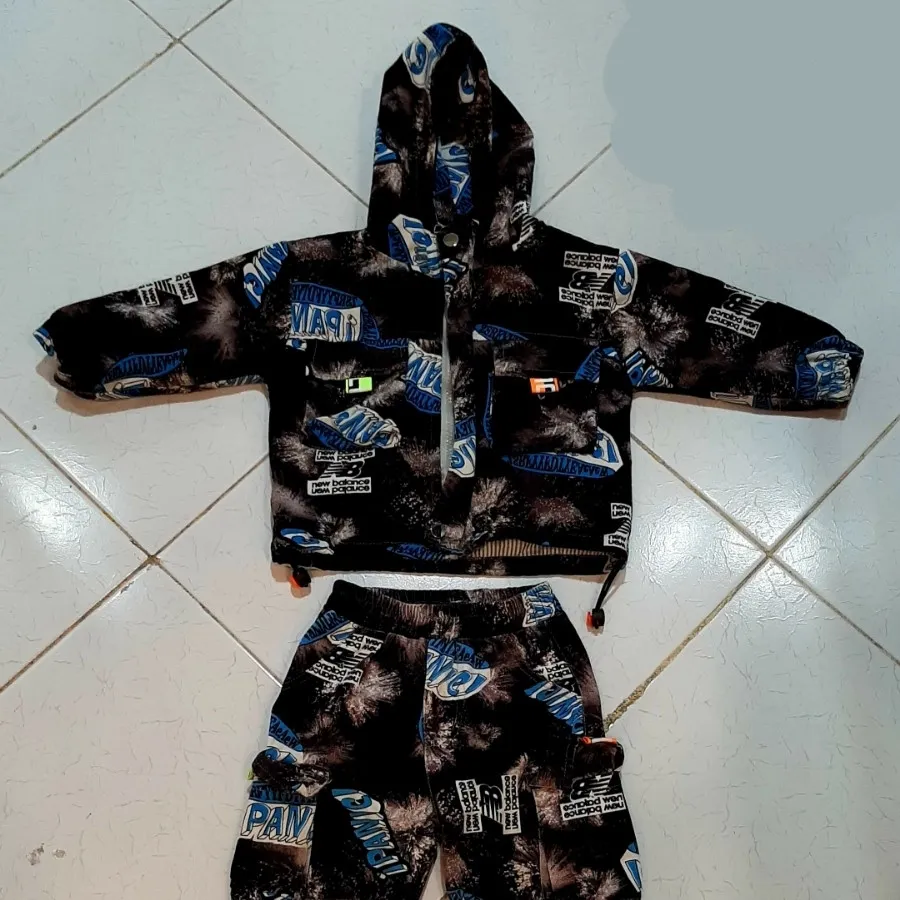 ست کاپشن شلوار پسرانه