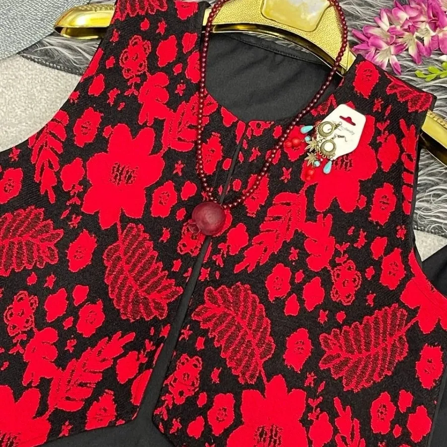 ست جلیقه دامن یلدایی