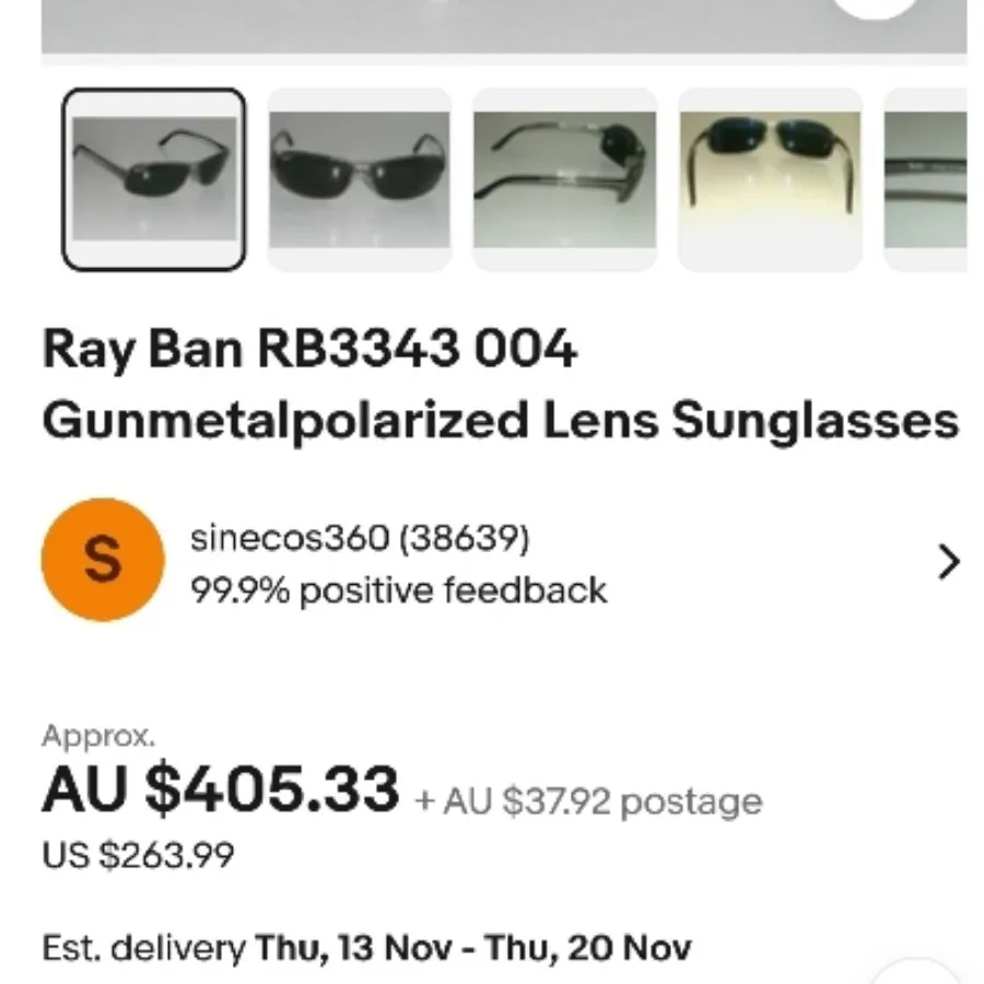 عینک آفتابی RB3343Rey Ban