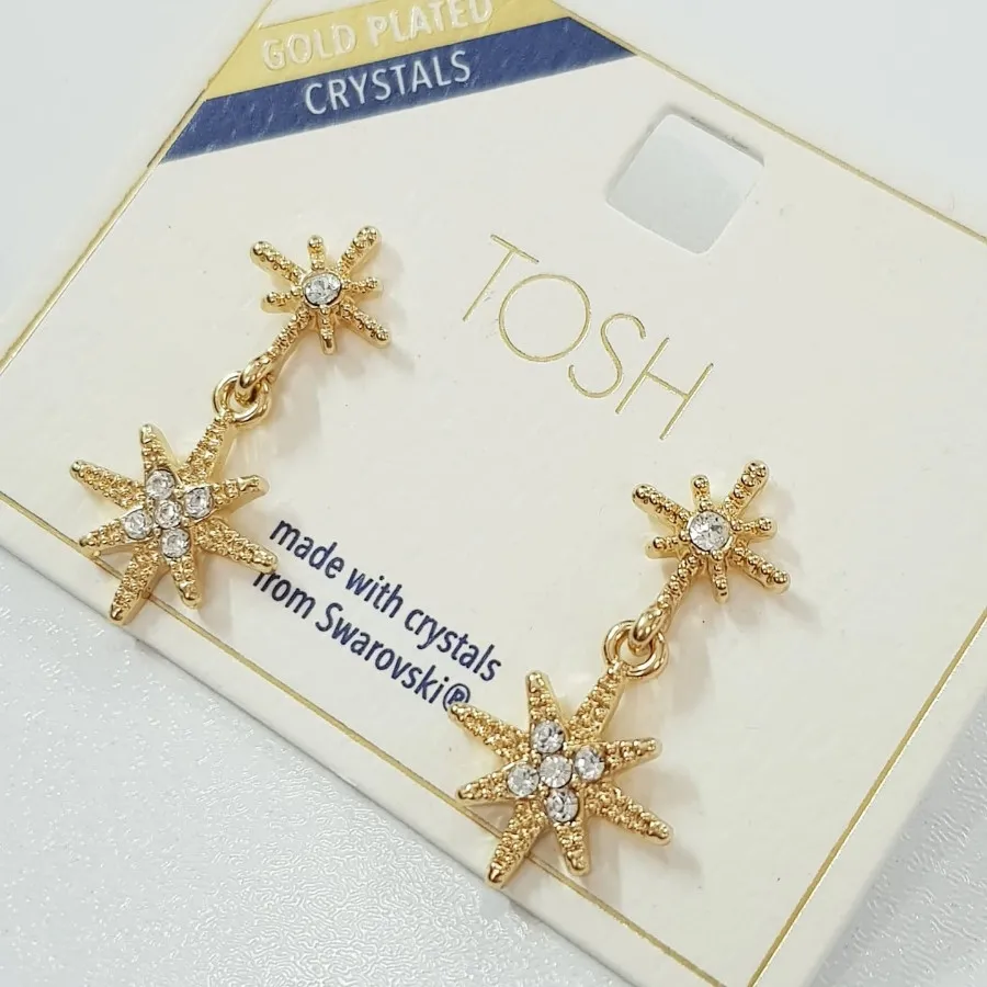 گوشواره روکش طلا TOSH