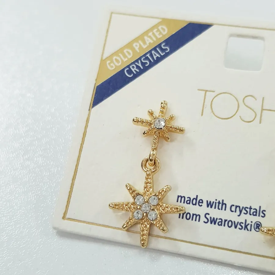 گوشواره روکش طلا TOSH