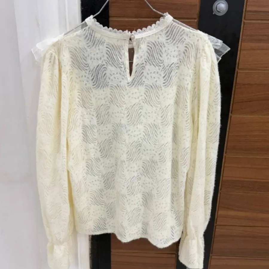 بلوز مجلسی شیری