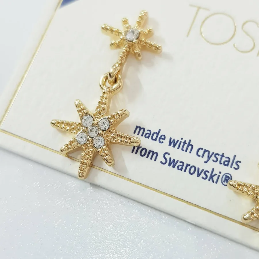 گوشواره روکش طلا TOSH