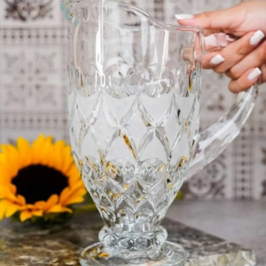 پارچ آب و یخدان کریستال