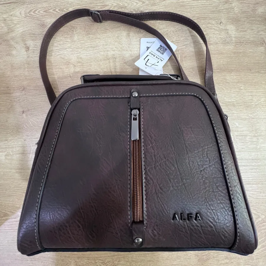 کیف چرم برند آلفا