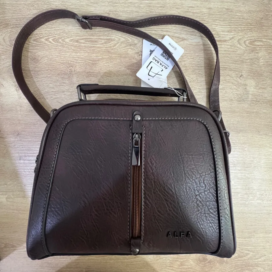 کیف چرم برند آلفا