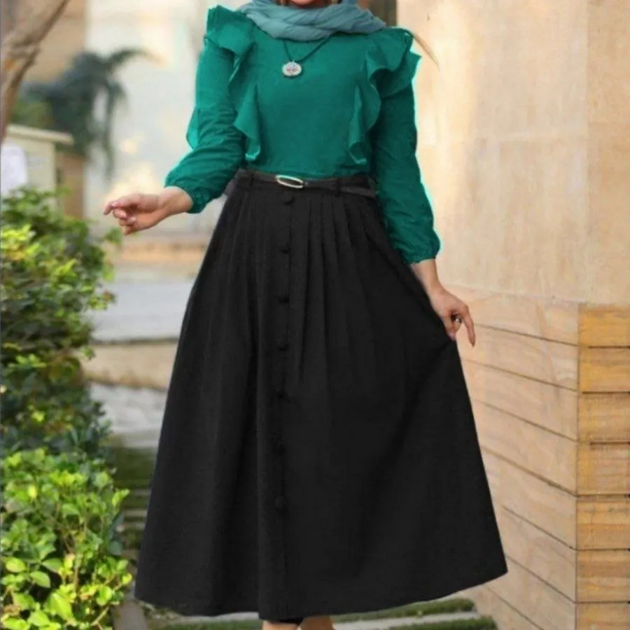 شومیز دامن کمربند