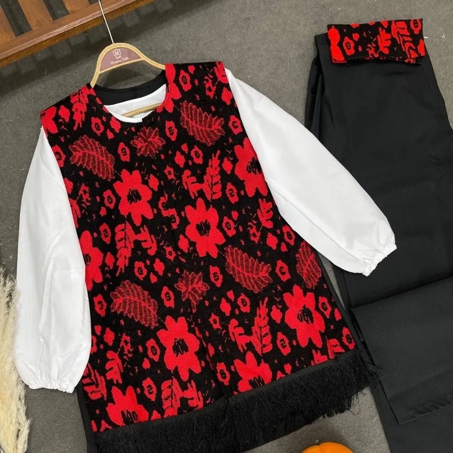 شومیز شلوار وست کمربند