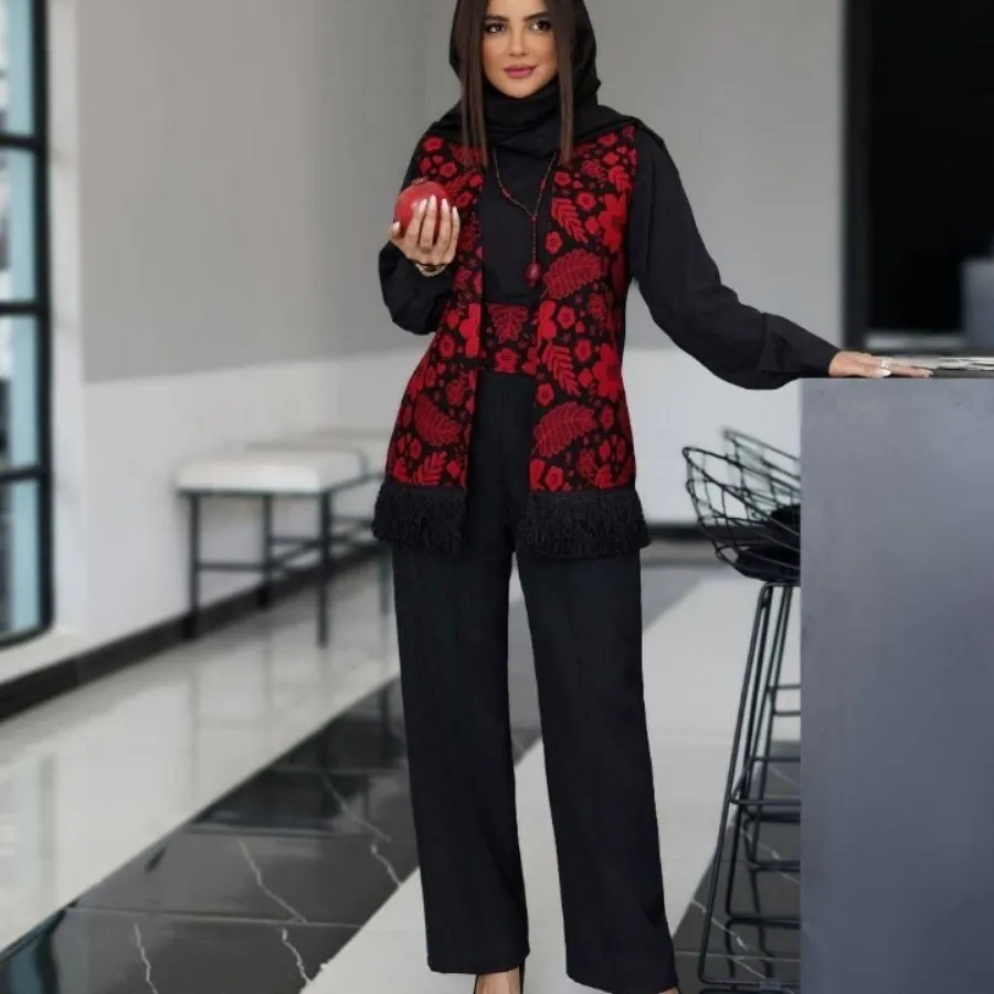 شومیز شلوار وست کمربند