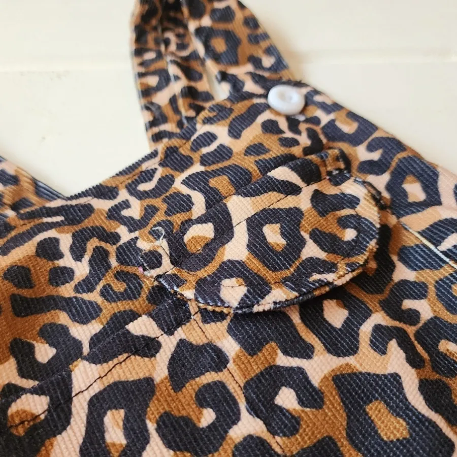 سارافون مخمل کبریتی پلنگ