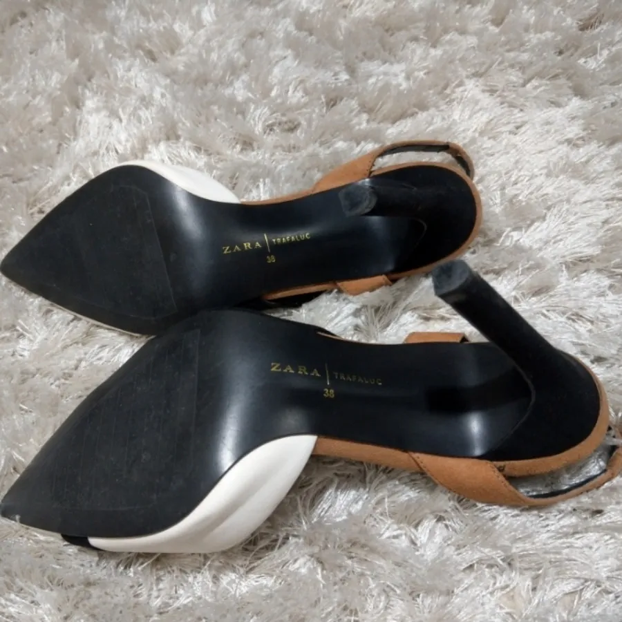 کفش zara سفید ومشکی