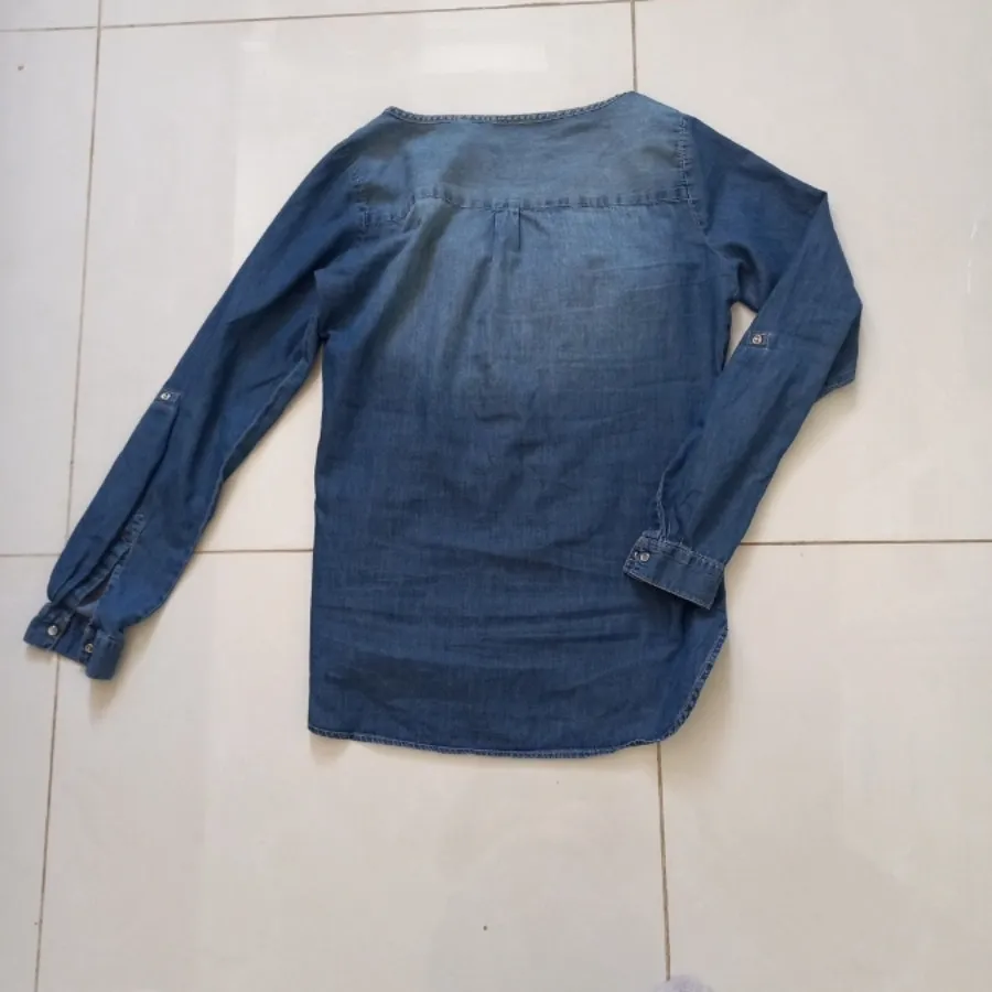 بلوز جین کاغذی