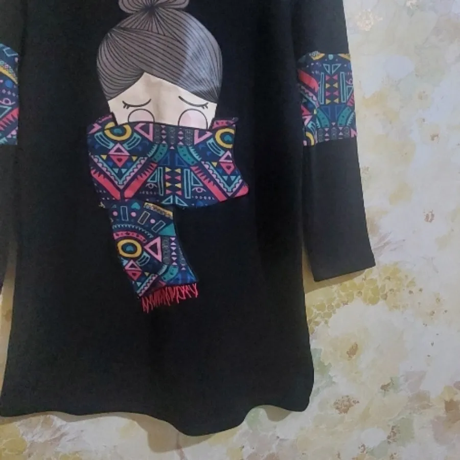 تونیک مشکی پاییزی