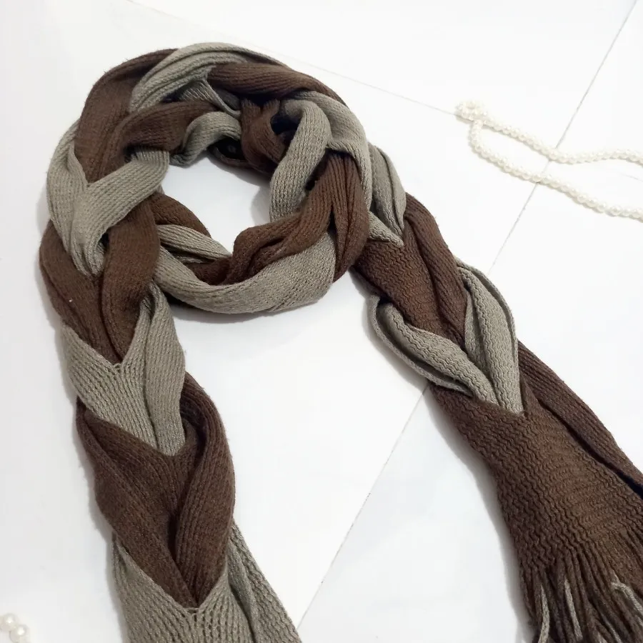 شالگردن شیک دو رنگ