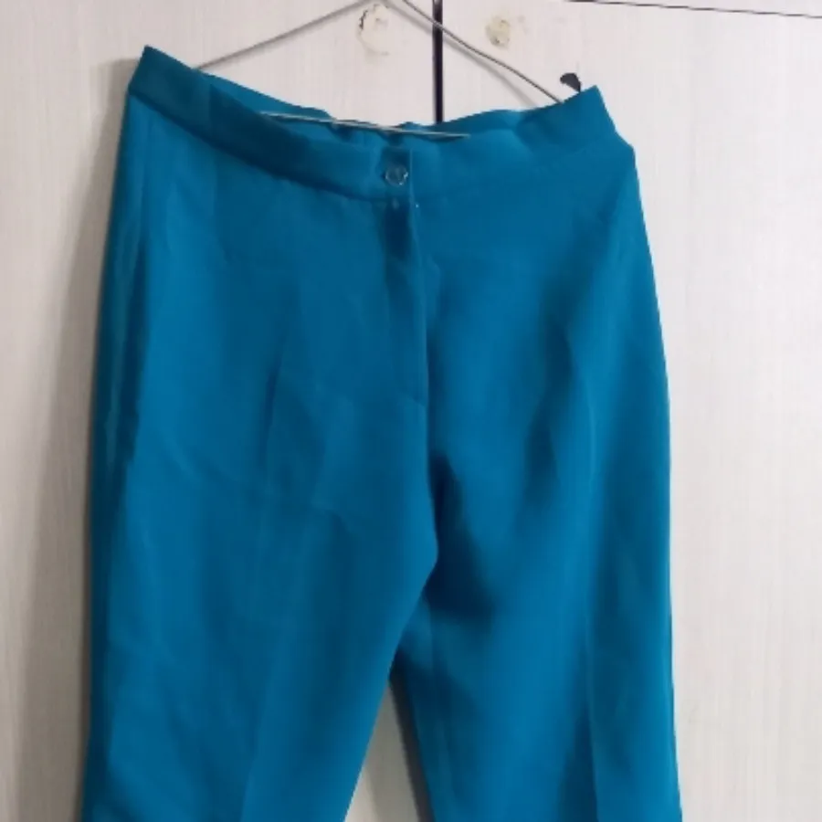 کت وشلوار  رنگ سبز آبی