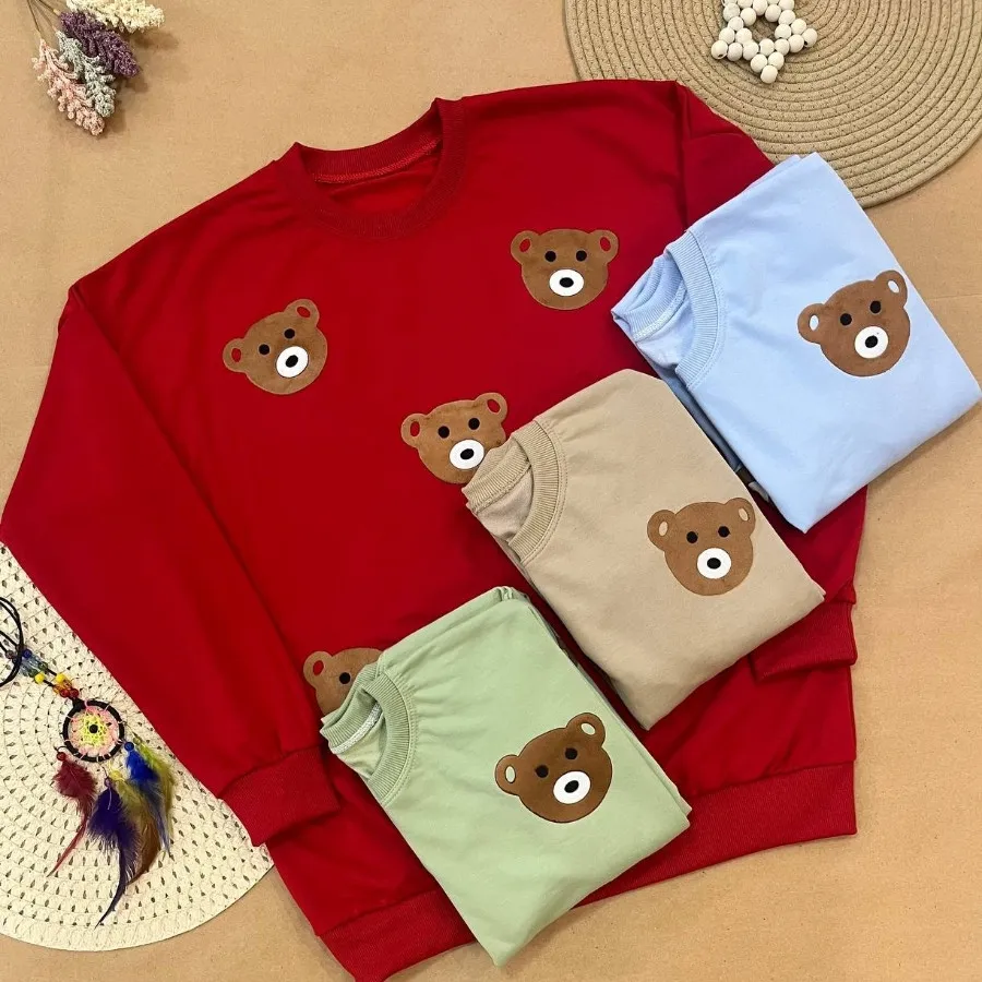 دورس یقه گرد گلدوزی تدی