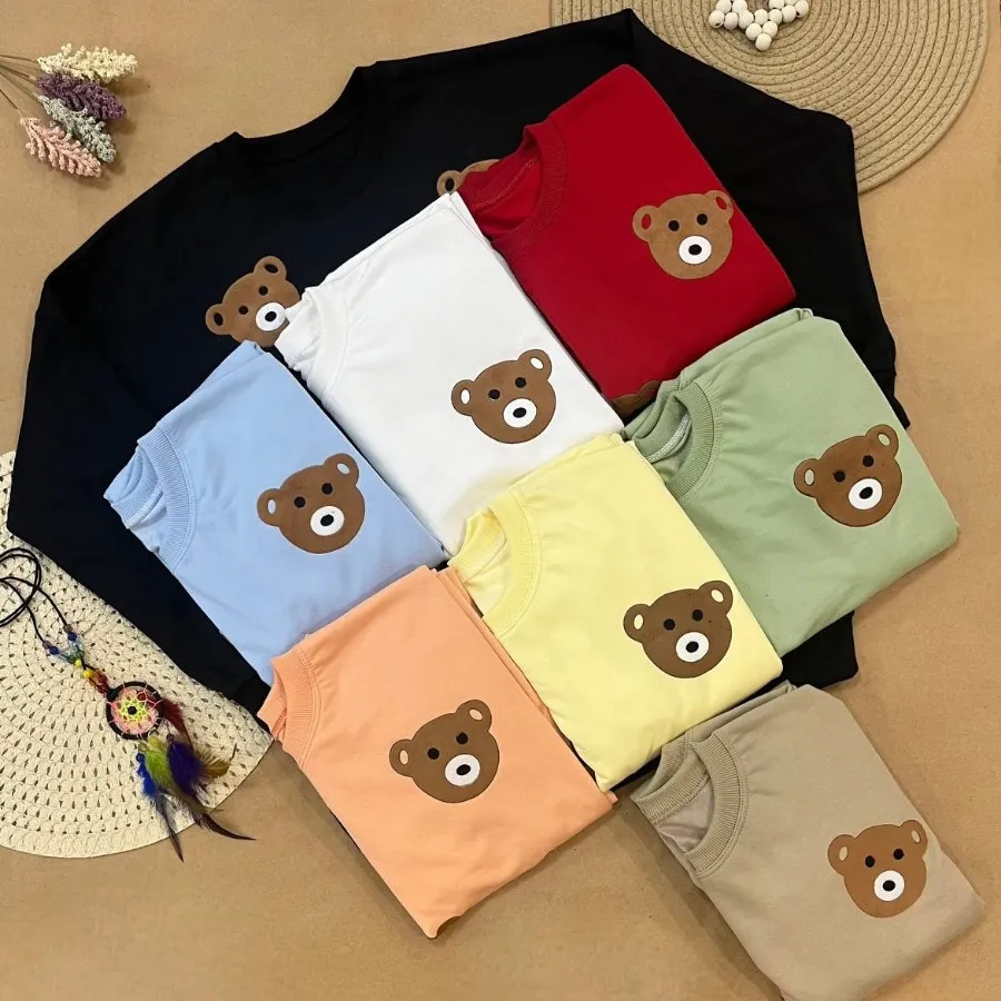 دورس یقه گرد گلدوزی تدی