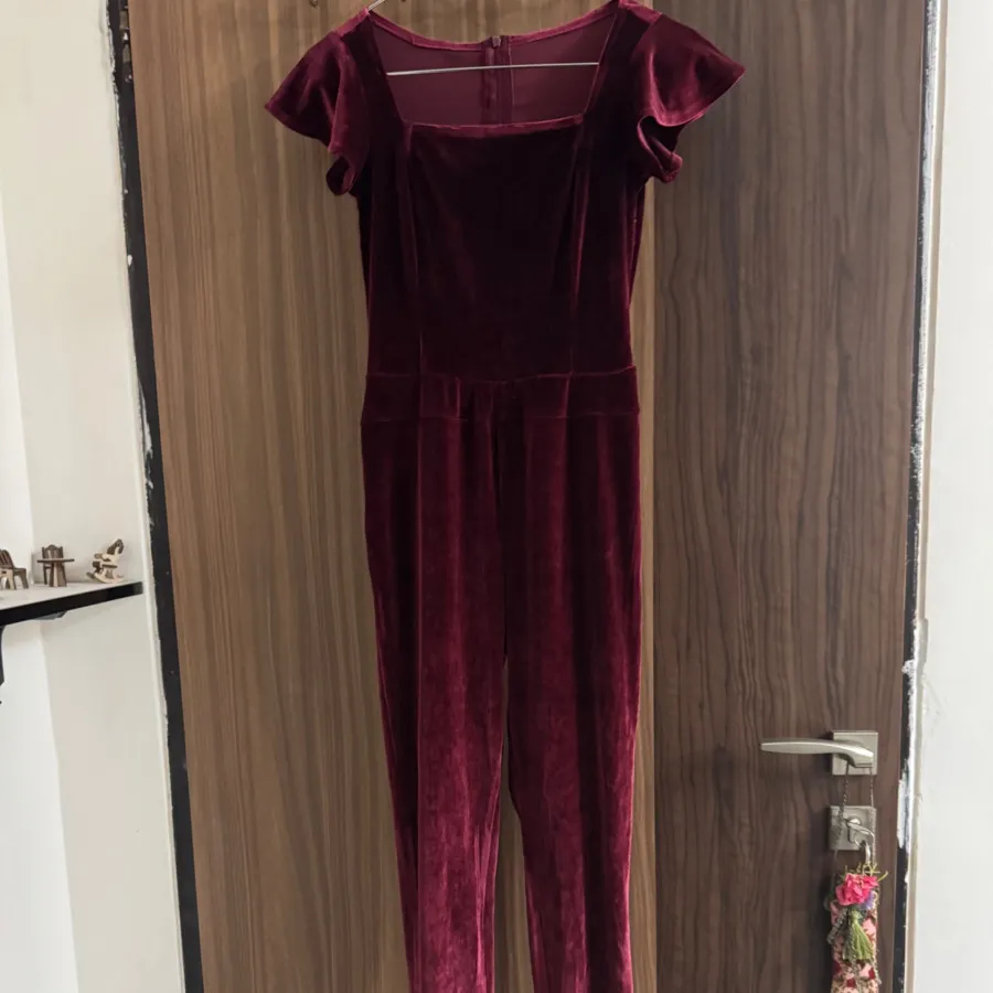 اورال مخمل زرشکی S سرهمی